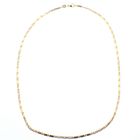 Image 8 of Golden Figaro variation link chain | 45 cm