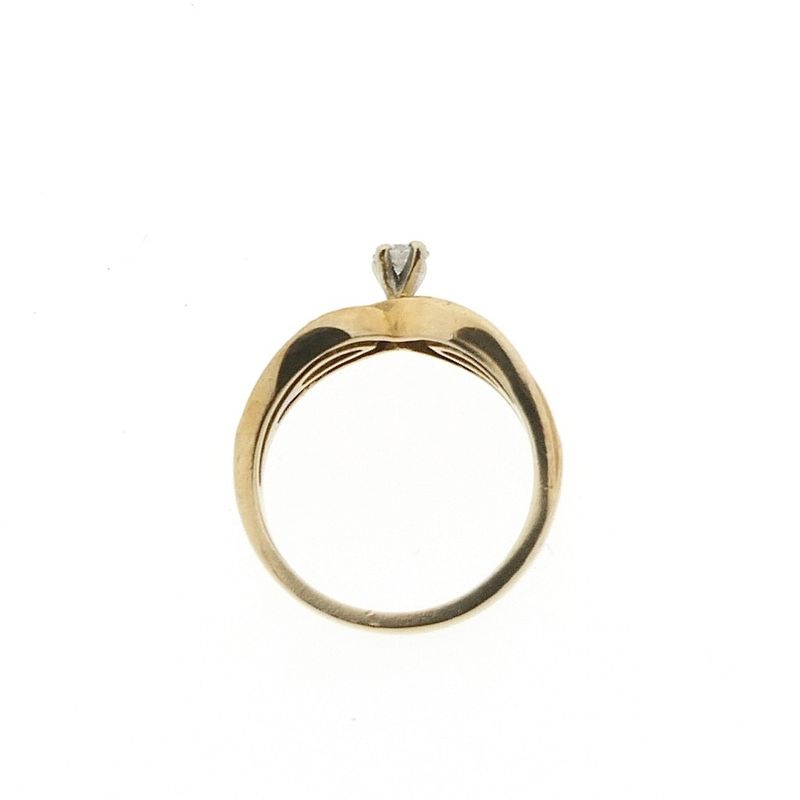 Image 5 of Vintage gold ring with diamond | 0.26 ct.