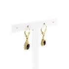 Image 3 of Gold earrings with garnet