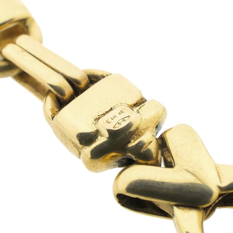 Image 8 of Two-tone gold fantasy link chain