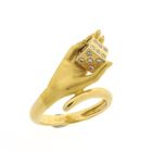 Image 1 of Carrera y Carrera vintage gold ring with diamonds; 0.20 ct.