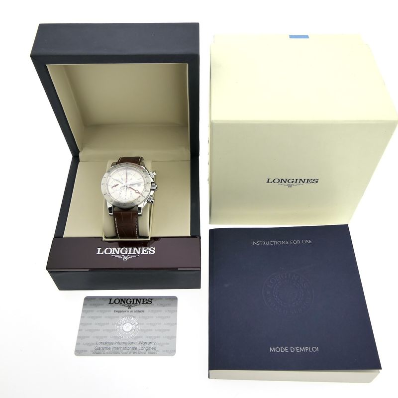 Image 5 of Longines Admiral Chronograph; Automatic men's watch with GMT