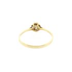 Image 6 of Gold solitaire ring with zirconia