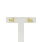 Image 1 of Golden horse stud earrings