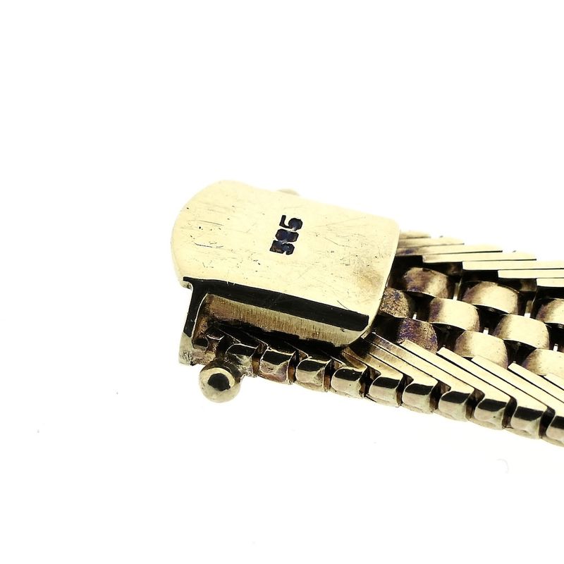 Image 5 of Gold bracelet with diamond; 0.27 ct. | 19 cm