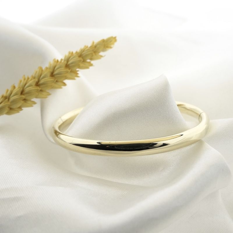 Image 2 of Gold slave bracelet; Size M/L