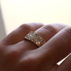 Afbeelding 7 van Roségouden ring met zirconia
