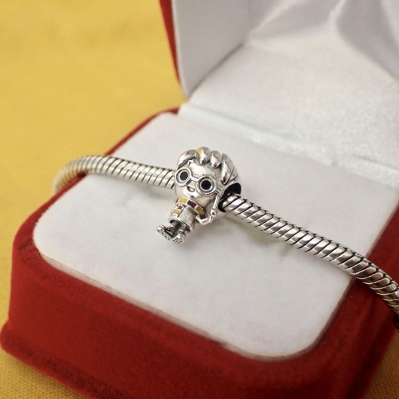 Image 2 of Pandora x Harry Potter charm; Silver; Harry Potter