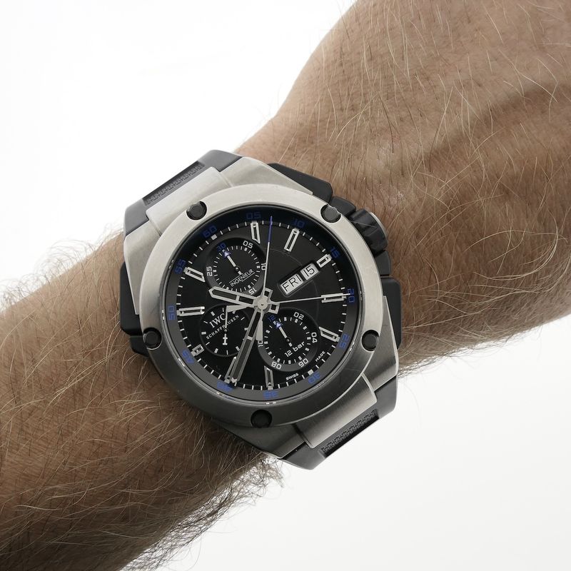 Image 13 of IWC Ingenieur 'Double Chronograph' IW376501; Automatic men's watch