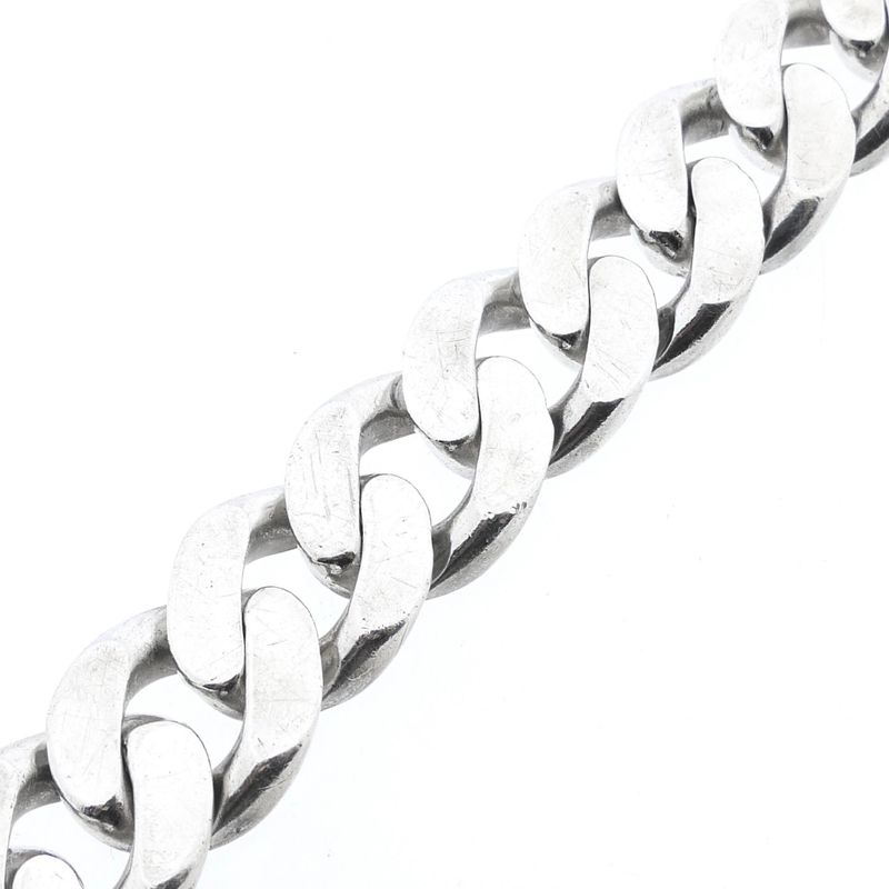 Image 7 of Solid Silver Gourmet Chain Bracelet