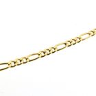 Image 3 of Gold Figaro link chain | 50 cm