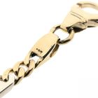 Image 7 of Two-tone gold gourmet/fantasy link necklace