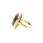 Image 3 of Vintage gold ring with rhodonite