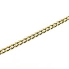 Image 4 of Gold gourmet link chain | 47 cm