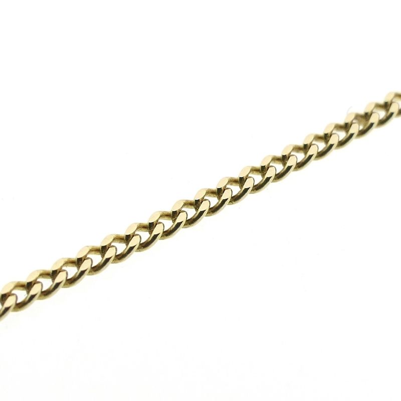 Image 4 of Gold gourmet link chain | 47 cm