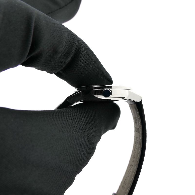 Image 5 of Movado Museum Classic; Steel women's watch with black dial; 0607204