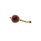 Image 6 of Gold Ball Pendant with Carnelian