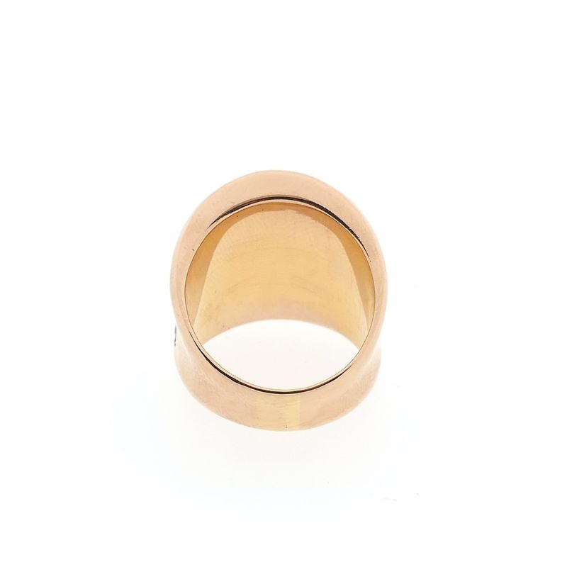 Image 4 of Rose gold ring pavé set with diamonds; 1.71 ct.