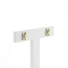 Image 3 of Two-tone gold stud earrings