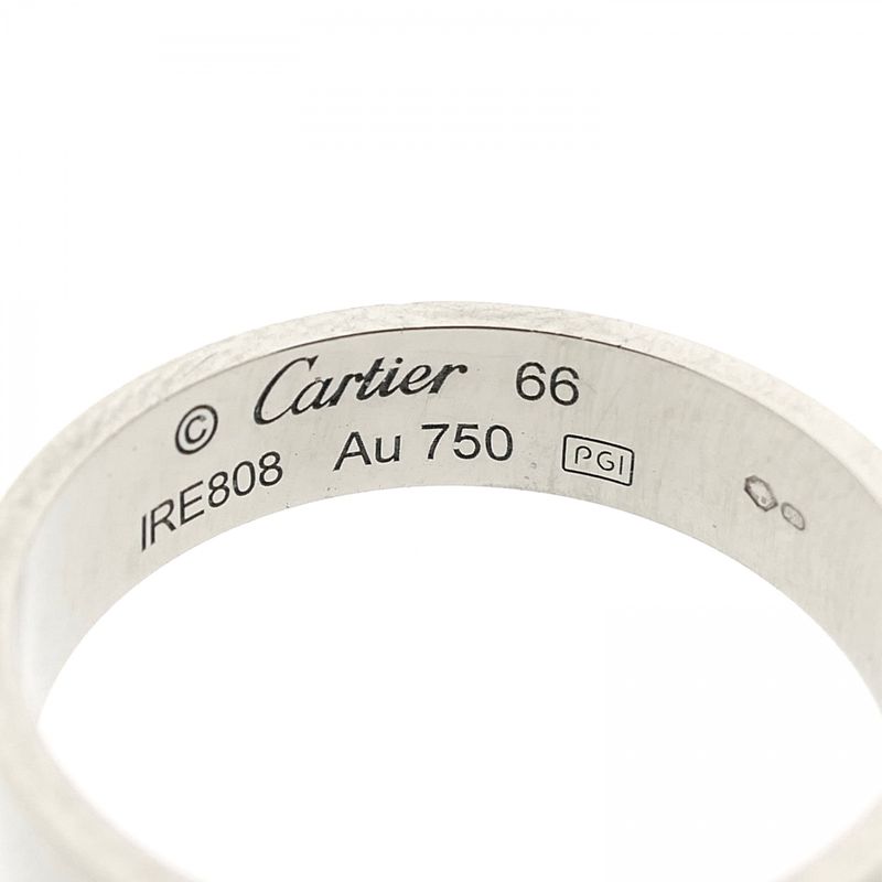 Image 9 of White gold ring; Cartier