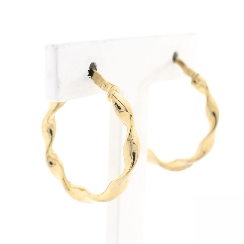 Image 5 of 9 krt. spiral earrings