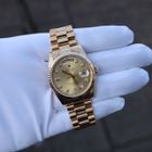 Image 36 of Rolex Day-Date 36mm 'Diamond Dial' 118238; 18k. Gold watch in full set