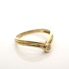 Image 4 of Gold ring with 0.02 ct. diamond | Oriental design