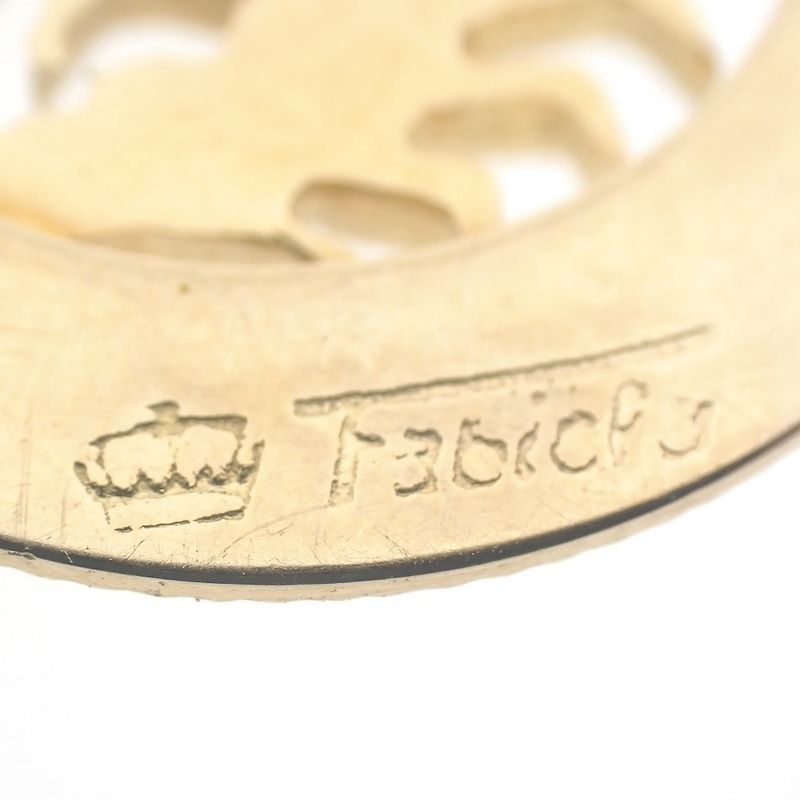 Image 7 of Fabiola gold zodiac sign pendant; Scorpio.