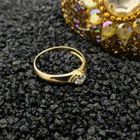 Image 2 of Gold solitaire ring with diamond; 0.20 ct.