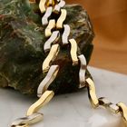 Image 2 of 18K Bicolor Gold Fantasy Link Necklace | 40.5 cm