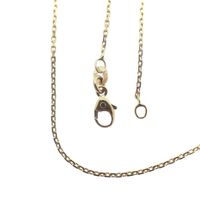 Gold anchor link chain | 45.5 cm