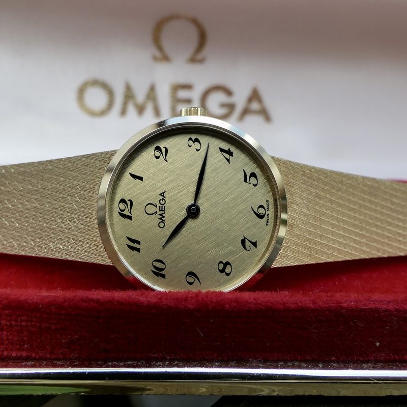 Image 4 of Omega Geneva 'Cocktail Watch'; 14k gold women's watch