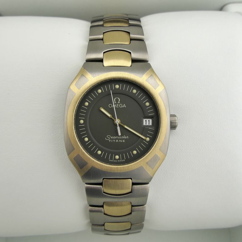 Image 20 of Omega Seamaster Polaris 3960981; 18k gold & titanium watch