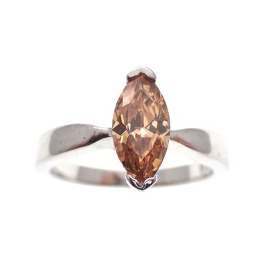 Silver solitaire ring with zirconia Image 2 of Silver solitaire ring with zirconia