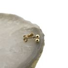 Image 6 of Gold stud earrings | Basic