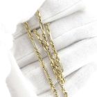 Image 8 of Two-tone gold Figarope necklace; Cento group