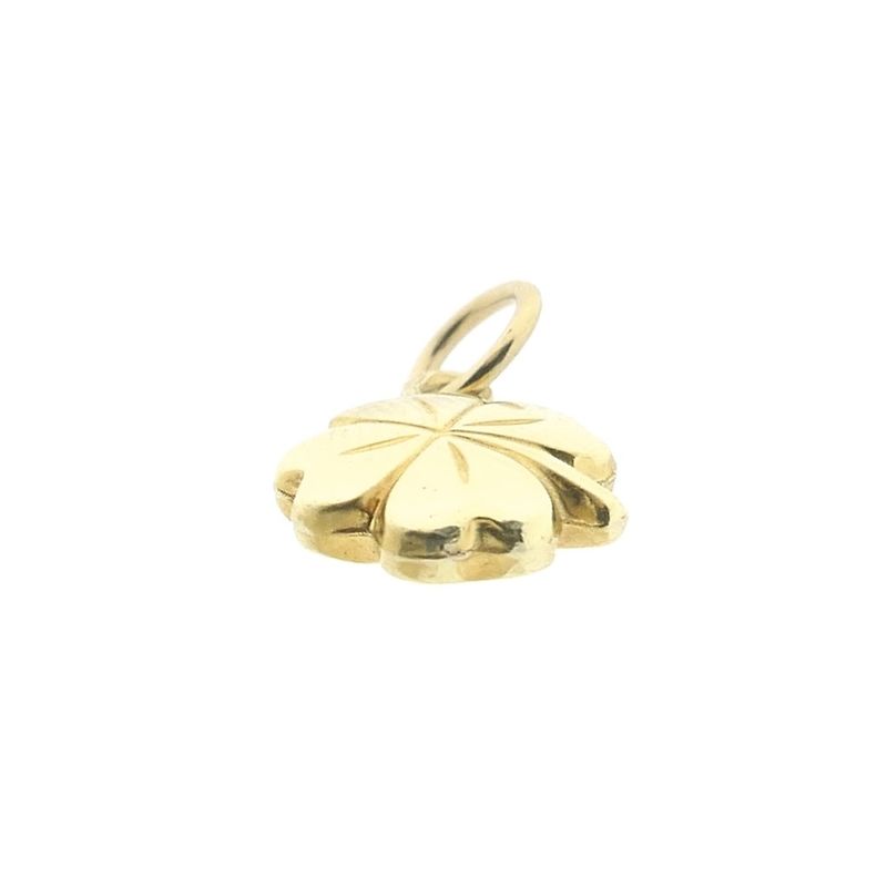 Image 7 of Gold pendant of a four-leaf clover