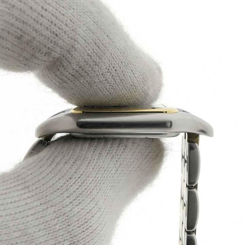 Image 8 of Cartier Panthère '2 Row'; Midsize gold/steel women's watch