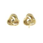 Image 6 of Gold stud earrings knot