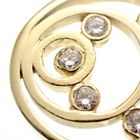 Image 3 of Golden fantasy pendant with diamond 0.25 ct.