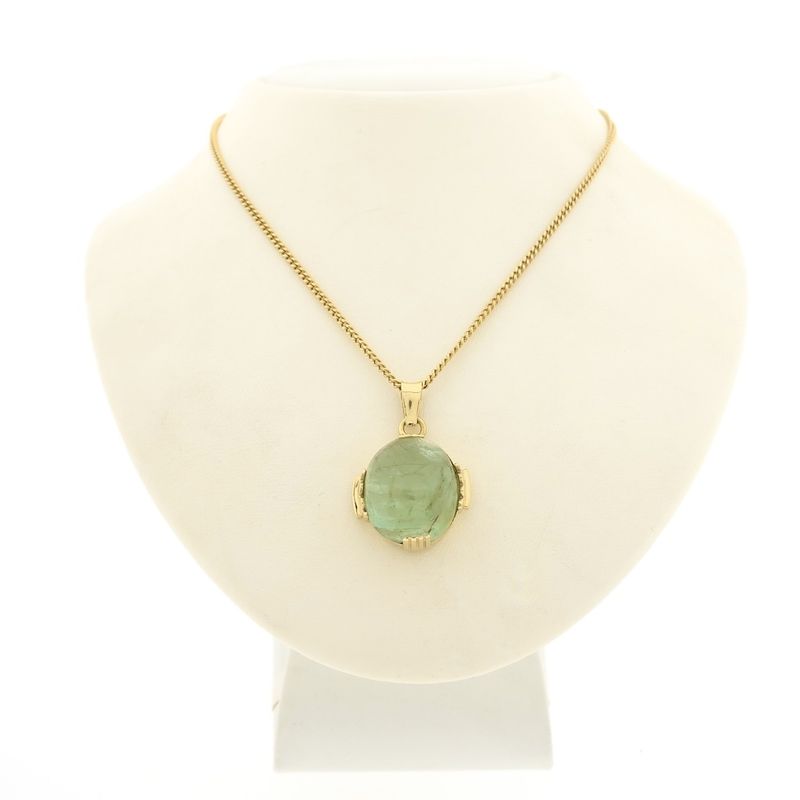 Image 5 of Gold pendant with Fluorite