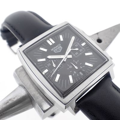 Image 1 of Heuer Monaco; Chronograph men's watch