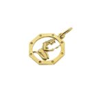 Image 10 of Gold zodiac sign pendant; Virgo
