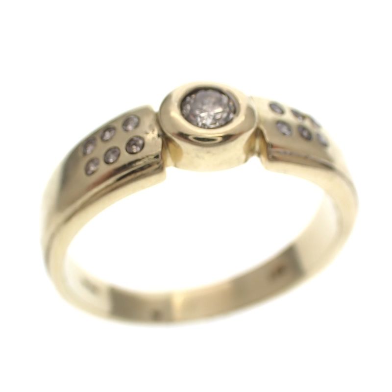 Image 1 of Vintage gold ring | 0.25 ct. diamonds