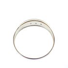 Image 4 of 8 carat row ring with diamonds; 0.015 ct.