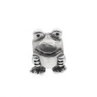 Image 3 of Pandora charm; Silver; Frog