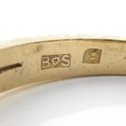 Image 8 of Gold ring with diamond 0.22 ct.