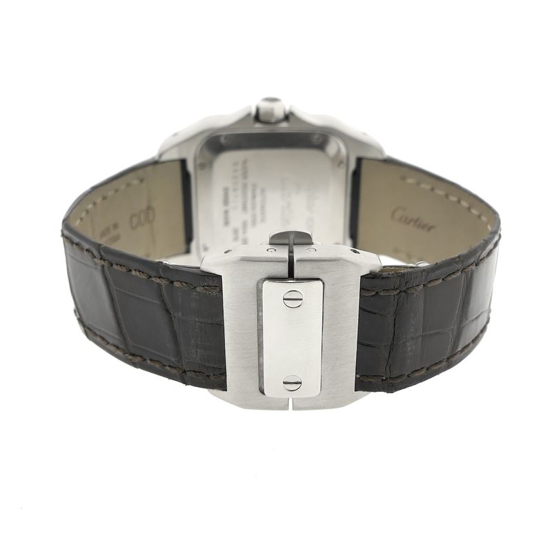 Image 9 of Cartier Santos 100 'Medium' Automatic 2878; Unisex watch