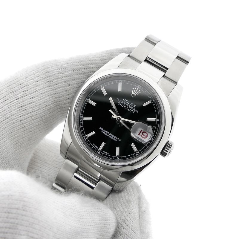 Image 6 of Rolex Datejust 36mm 'Roulette Date' 116200; Automatic watch