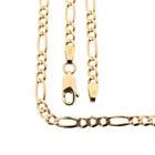 Image 1 of Gold Figaro link chain | 47.5 cm